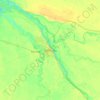 Mapa topográfico Sarh سارة, altitude, relevo