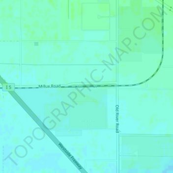 Mapa topográfico Conner, altitude, relevo