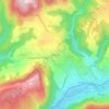 Mapa topográfico Chabannes, altitude, relevo
