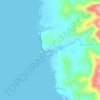 Mapa topográfico Logero, altitude, relevo