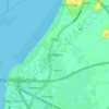 Mapa topográfico Northwick, altitude, relevo
