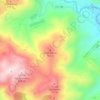 Mapa topográfico Guardamar, altitude, relevo