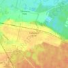 Mapa topográfico Ciebłowice Duże, altitude, relevo