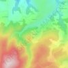 Mapa topográfico Viallevielle, altitude, relevo