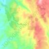 Mapa topográfico Wyandotte, altitude, relevo