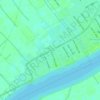 Mapa topográfico Tembilahan Hulu, altitude, relevo