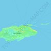 Mapa topográfico Nassau, altitude, relevo