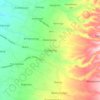 Mapa topográfico Tumpang, altitude, relevo