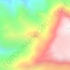 Mapa topográfico Tolontag, altitude, relevo