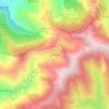 Mapa topográfico Parrozelos, altitude, relevo