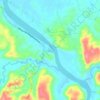 Mapa topográfico Amparo, altitude, relevo