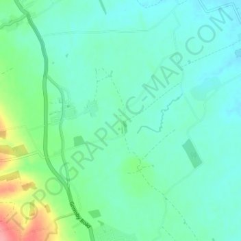 Mapa topográfico Little Grimsby, altitude, relevo