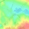 Mapa topográfico Las Norias de Daza, altitude, relevo
