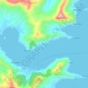 Mapa topográfico Area, altitude, relevo