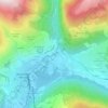 Mapa topográfico L'Ilaz, altitude, relevo