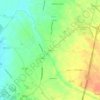 Mapa topográfico Cabeço, altitude, relevo