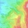 Mapa topográfico Les Clots, altitude, relevo