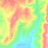 Mapa topográfico Parang Ng Buho, altitude, relevo