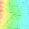 Mapa topográfico Karangjati, altitude, relevo