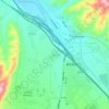 Mapa topográfico 上堡子村, altitude, relevo