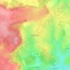 Mapa topográfico Rufosses, altitude, relevo