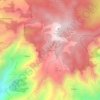 Mapa topográfico Igualero, altitude, relevo