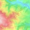 Mapa topográfico Maurand, altitude, relevo