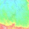 Mapa topográfico Mabunga, altitude, relevo