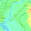 Mapa topográfico Capatan, altitude, relevo