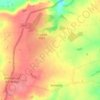 Mapa topográfico Bescaby, altitude, relevo