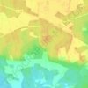 Mapa topográfico Chenee, altitude, relevo