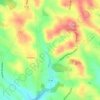 Mapa topográfico Camares, altitude, relevo