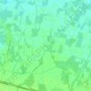 Mapa topográfico La Corte, altitude, relevo