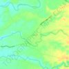 Mapa topográfico Marbel, altitude, relevo