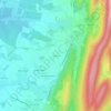 Mapa topográfico Cuisiat, altitude, relevo