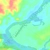 Mapa topográfico Concisa, altitude, relevo