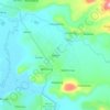 Mapa topográfico Maluti, altitude, relevo