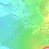 Mapa topográfico Les Roches, altitude, relevo