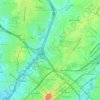 Mapa topográfico Greenville, altitude, relevo