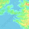 Mapa topográfico Summerside, altitude, relevo
