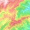 Mapa topográfico Le Terrier, altitude, relevo