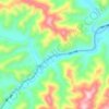 Mapa topográfico 玉鹿, altitude, relevo