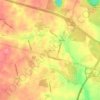 Mapa topográfico Centerville, altitude, relevo