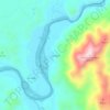 Mapa topográfico La Vijita, altitude, relevo