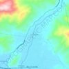 Mapa topográfico Loma Bonita, altitude, relevo