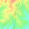 Mapa topográfico Dungripali, altitude, relevo