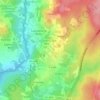 Mapa topográfico Agra da Serra, altitude, relevo