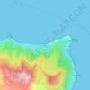 Mapa topográfico Acquacalda, altitude, relevo