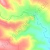 Mapa topográfico Meslo, altitude, relevo