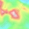 Mapa topográfico Clisham, altitude, relevo